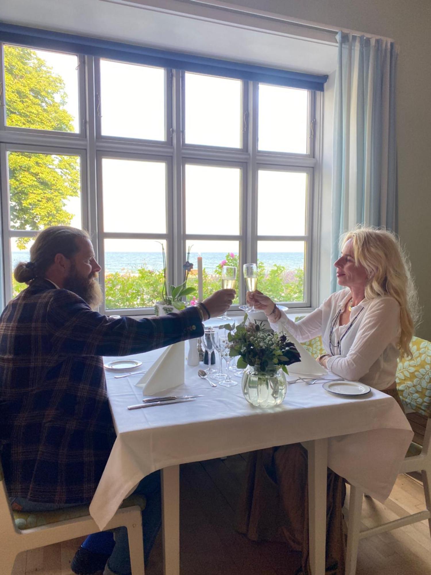 Kridthuset Stevns Klint Hotell Rødvig Exteriör bild